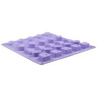 Webake 30-Cavity Silicone Chocolate Candy Mold Six Shapes (Purple, 1 pcs) N8