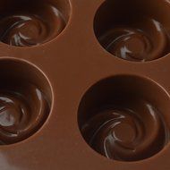 EVTECH(TM) 15 Cavity swirl Style Silicone Gel Non Stick Cake Bread Mousse Ice Pudding Mold Chocolate Jelly Candy... N9