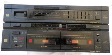 PIioneer Stereo Double Cassette Tape deck amplifier DC-777Z N3