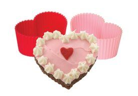 Tovolo Cupcake Molds, Heart - Set of 8 N2