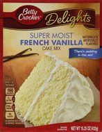 Betty Crocker Super Moist French Vanilla Cake Mix - 15.25 oz