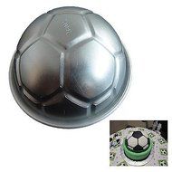 3D Half Football Baking Cake Pan Fondant Cookie Baking Chocolate Tin Mold Cutter N3