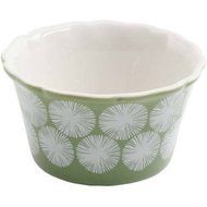 The Pioneer Woman Holiday 7-Ounce Ruffle-Top Ceramic Ramekins, Assorted Designs, Set of 8, Dishwasher/Microwave... N4
