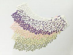 HUAL Cupcake Wrappers 50 Filigree Artistic Bake Cake Paper Cups Small leaves Lace Laser Cut Liner Baking Cup Muffin... N6