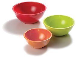Norpro Bamboo Melamine Bowls, Set of 3