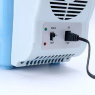 New 12V Blue Car Small Refrigerator Mini Fridge Cooler/Warmer-7.5 L N2