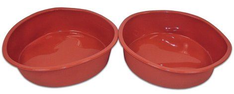 Silicone Terra Cotta 9&quot; Round Cake Pan - 2.5&quot; Deep Non-stick Bakeware, Silicone Round Cake Pan - 1 Piece. N2
