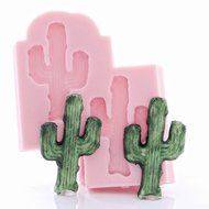 Small Cactus Silicone Mold Chocolate, Fondant, Candy, Resin, Clay, Flexible and Easy to Use. N4