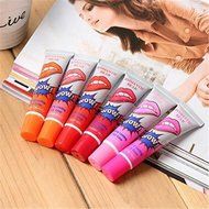 GUAngqi 6 Colors Tattoo Magic Color Peel Off Mask Tint Long Lasting Waterproof Lip Gloss N8
