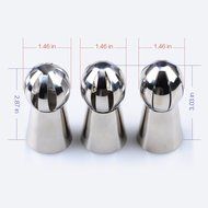 YOUKEE New Arrival 5pcs/set Unique Sphere Ball Design Russian Icing Piping Nozzles Cake Decoration Decor Tips... N7