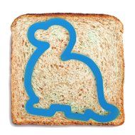 FEESHOW Stainless Steel Sandwich Cutter Biscuit Mold Cookie Cutter (Blue Dinosaur) N4