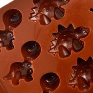 NEW Dinosaurs 12-Cav Chocolate Cookie Pastry DIY Silicone Baking Mould #AF N2