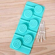 Y&amp;XL&amp;H Silicone Lollipop Mold Cake Decorating Baking Tool, Random Color