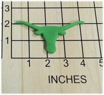Western Texas Longhorn Fondant Cookie Cutter and Stamp #1394