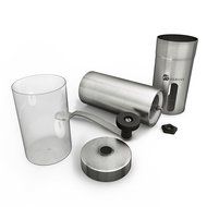 Galleany Manual Ceramic Coffee Grinder - Best Adjustable Conical Ceramic Burr - Hand Coffee Mill Stainless Steel... N4