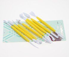 JUYO VONSAN&reg; Cake Fondant cake Decorating Modeling Tools Set (Yellow) N2