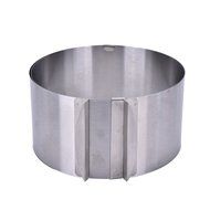 Littlepiano Adjustable Cake Mousse Mould Stainless Steel Cake Baking Mold Ring 6&quot; to 12&quot;