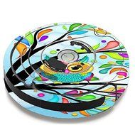 Skin Decal Vinyl Wrap For IRobot Roomba 650 655 Vacuum / Colorful Artistic Owl In Tree