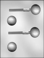 CK Products 3D Golf Ball Sucker Choc Mold