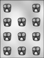 CK Products 1-1/4" Tennis Mint Choc Mold