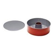 Drommar Teflon Spring Form Cake Pan and Cookie Sheet, Red with Hearts
