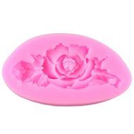 BING CUI Silicone Rose Flower Cake Decorating Mold with Box, Set of 4 N6
