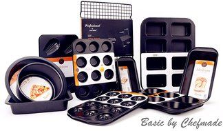N J Z Y 8 Cup Non-Stick Steel Cakes Bakeware Baking Mold Muffins Pan Muffins Cup Cupcake Maker N6