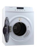 Majestic 13 lb.Compact Standard Electric Dryer in White with Silver Trim MJ860D coming with Venting and Sensor... N8