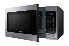 Samsung Counter Top Microwave, 1.1 Cubic Feet, Black with Mirror Finish N4