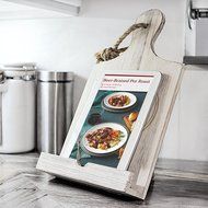 Cathy's Concepts Personalized Wooden iPad &amp; Recipe Stand, White, Letter W N42