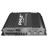Pyle Pfa400u Mini 2 Ch Amplifier With Built-in Mp3 Player 2 Channel 100 Watt