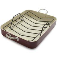 GreenPan Healthy Ceramic Nonstick Roasting Pan CW001607-002 , Grey