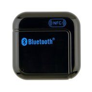 NFC Wireless 3.5mm Stereo USB Bluetooth Music Receiver Adapter for Car Home Stereo Black N4