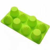 X-Haibei Great Ice Cream Cone Cupcake Soap Pan Bakeware 8-cavity Tray N3