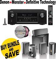Denon AVR-S910W 7.2 Full 4K Ultra HD Channel Receiver With Bluetooth/HDCP2.2 + Definitive Technology ProCinema...