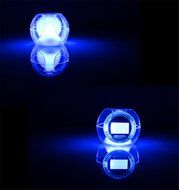 Surborder Shop Colorful Glowing 7 Led Colors Changing Digital Alarm Clock with Time &amp; Date &amp; Temperature Display N5