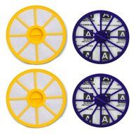 2 Sets Replacement Hepa Filter Pre Post-motor Filter for Dyson DC14 Primary Blue Foam Filters &amp; Purple Post-motor... N7