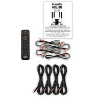 Acoustic Audio AAT1000 Tower 5.1 Home Speaker System with Powered Sub and 4 Extension Cables N2