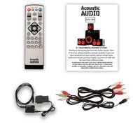 Acoustic Audio AA5180 Home Theater 5.1 Bluetooth Speaker System with FM and Optical Input
