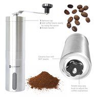 Gala Maison Manual Stainless Steel Coffee Grinder with Coffee Spoon N3