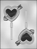 CK Products 4-1/2-Inch Heart Sucker Chocolate Mold