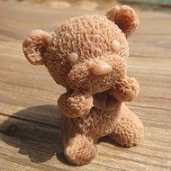 Bluelover 3D Cute Little Bear Silicone Mold Fondant Chocolate Soap Mould N4