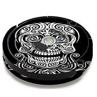 Skin Decal Vinyl Wrap For IRobot Roomba 650 655 Vacuum / Tribal Skull