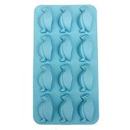 Y&amp;XL&amp;H 12 Holes of Penguin Shape Handmade Ice Cube Tray Molds Chocolate Jelly Pudding Molds Candy Mould