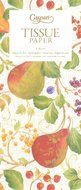 Entertaining with Caspari Decorated Pears Tissue Paper, Package of 4 Sheets N7