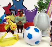 Big Hero 6 Birthday Cake Topper 26 Piece Set Featuring Hiro Hamada, Baymax, Go Go Tomago, Honey Lemon, Wasabi... N8