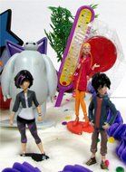 Big Hero 6 Birthday Cake Topper 26 Piece Set Featuring Hiro Hamada, Baymax, Go Go Tomago, Honey Lemon, Wasabi... N9