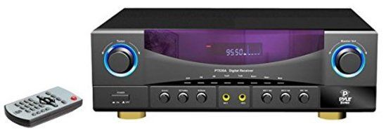 Pyle Home PT530A Two Channel 350 Watts Built-In AM/FM Radio Amplifier Receiver