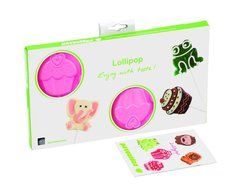 Pavoni LP01ROS Platinum Silicone Cupcakes Lollipop Mould, Pink N2