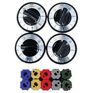 New STANCO 70011002 Electric Range Surface Burner Knobs, 4 pk